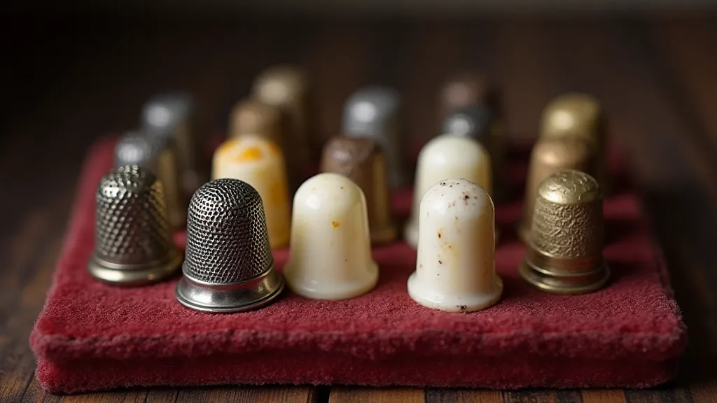 Collection of antique thimbles