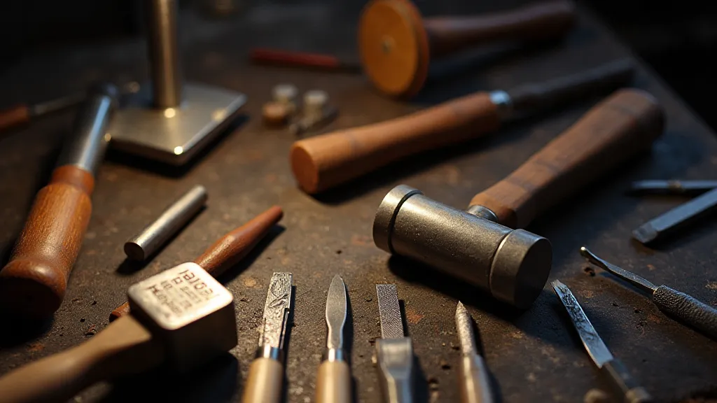 Silversmith's workbench