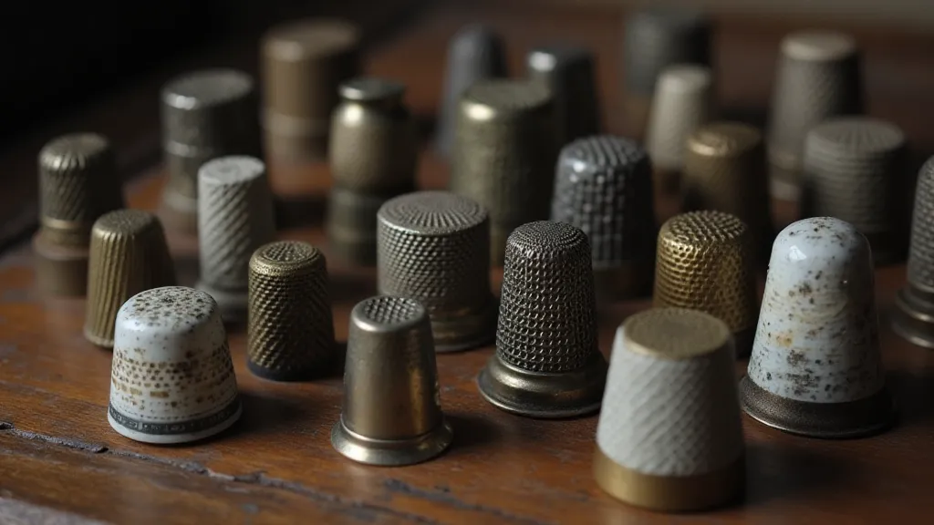 Collection of vintage thimbles